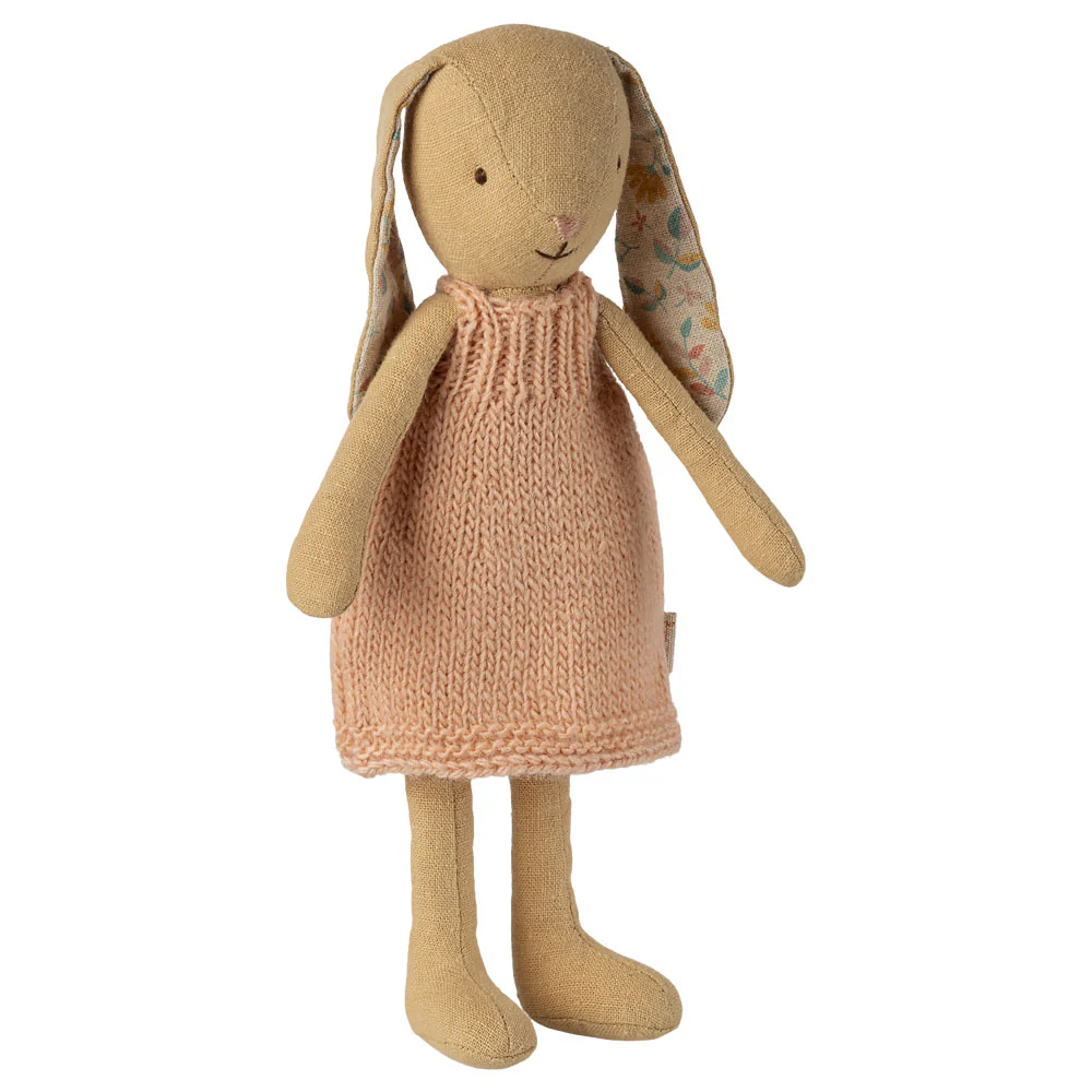 Bunny, Size 1 - Cream Yellow - Knitted Dress