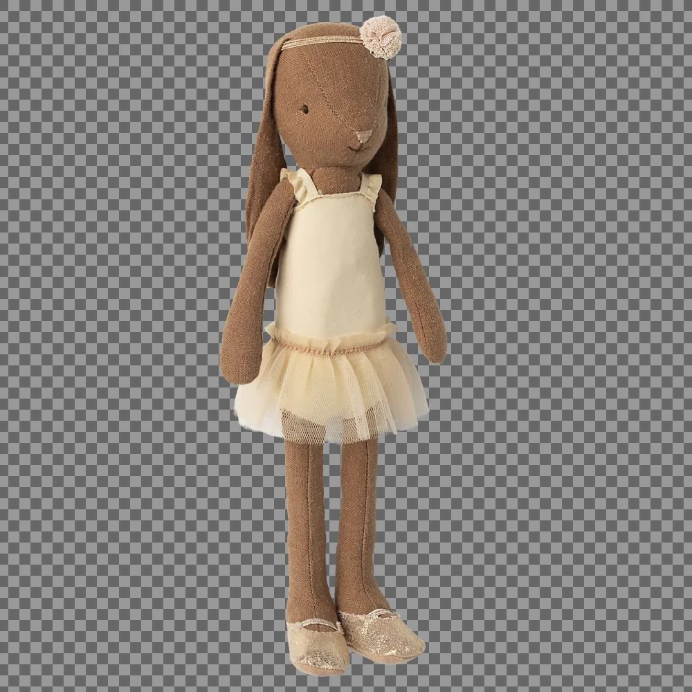 Bunny, Size 2 - Chocolate Brown - Ballet Suit and Skirt Cream - Image 5