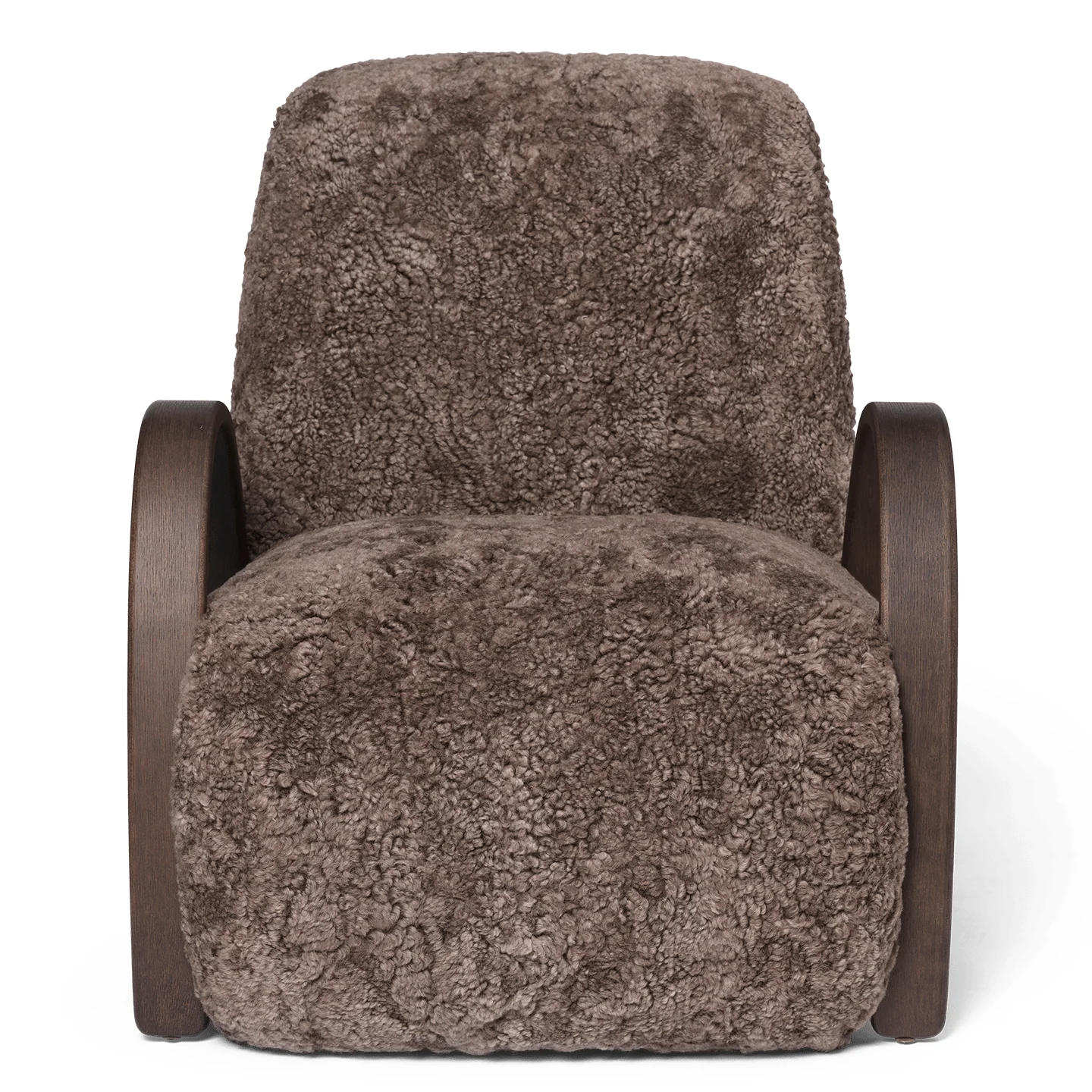 Buur Lounge Chair Sheepskin - Dark Stained/Sahara - Image 3