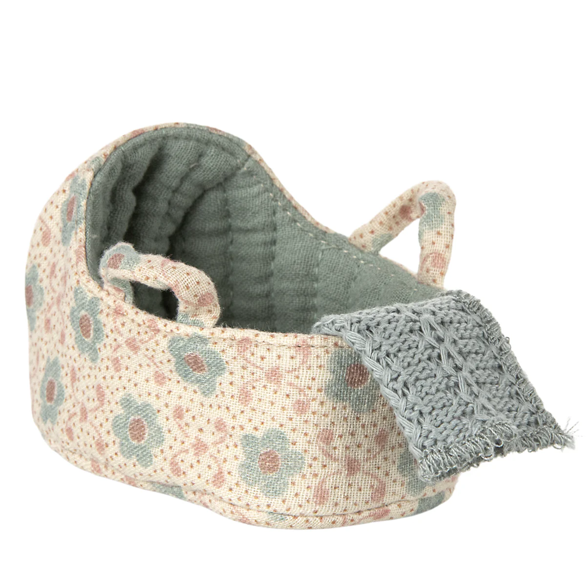 Carry Cot, Baby Mouse - Blue