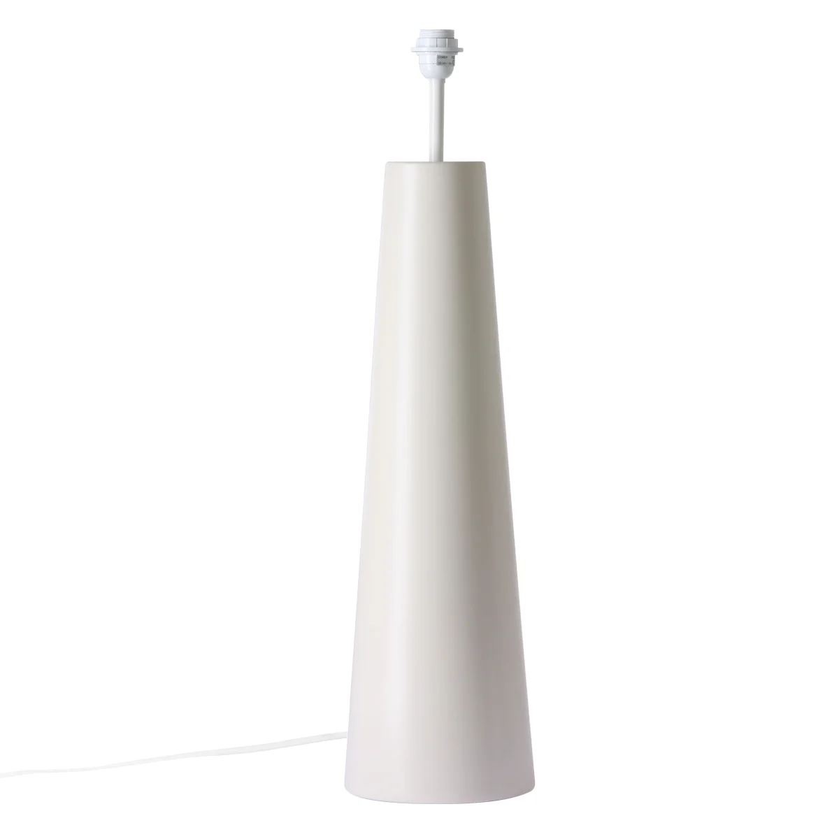 Ceramic Floor Lamp Base XL Cream