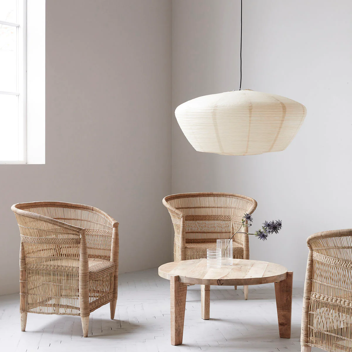 PRE ORDER Chair w. Armrest, Rika, Nature - Image 3
