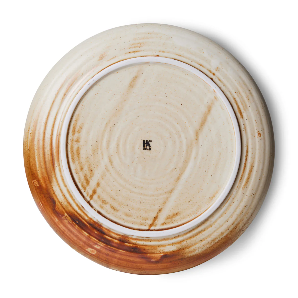 Chef Ceramics: Deep Plate Rustic Cream/Brown - Image 3