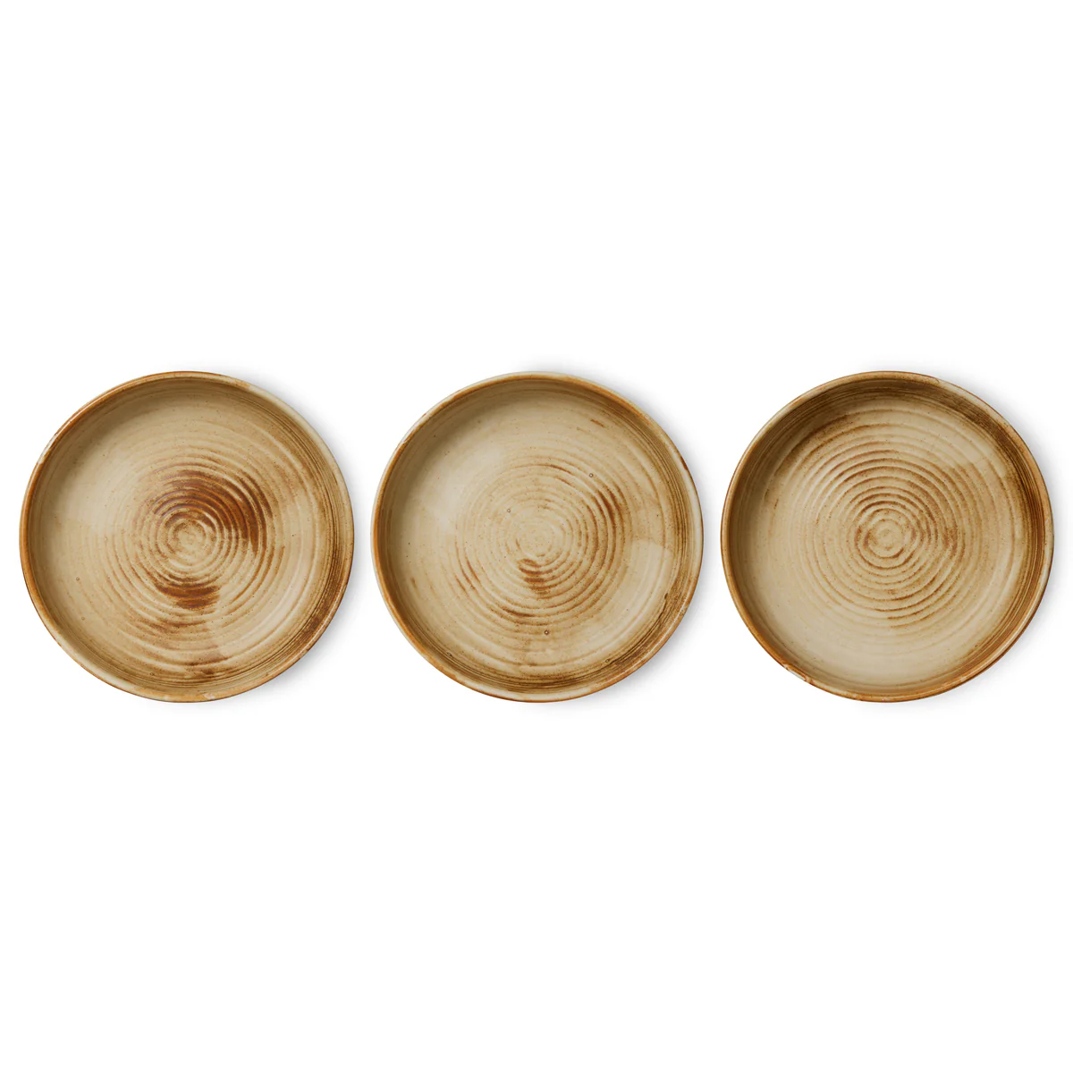 Chef Ceramics: Deep Plate Rustic Cream/Brown - Image 4