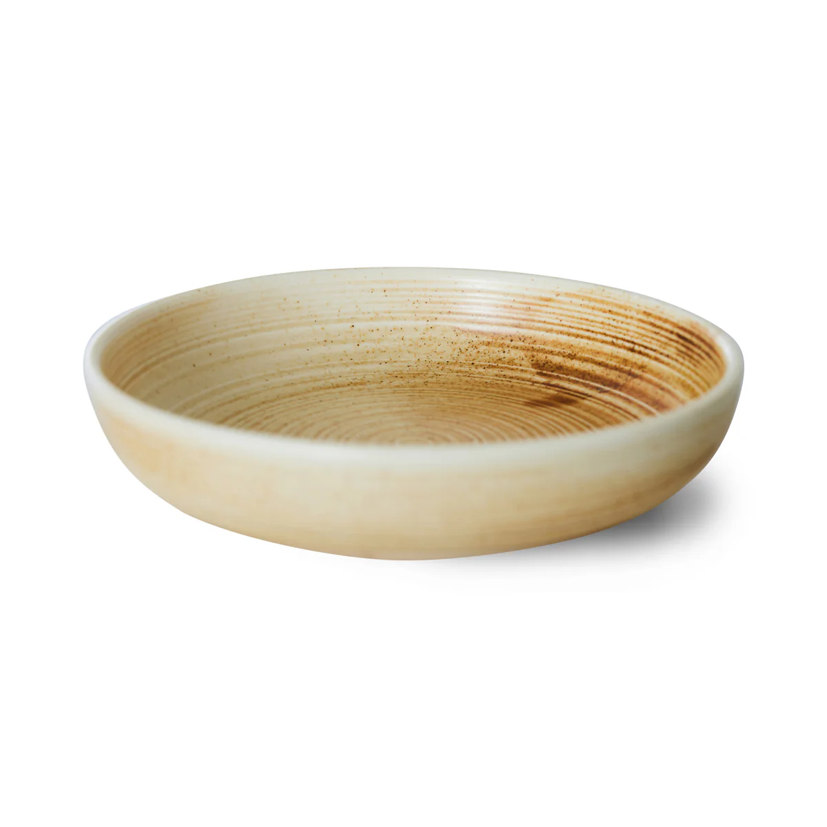 Chef Ceramics: Deep Plate Rustic Cream/Brown - Image 5