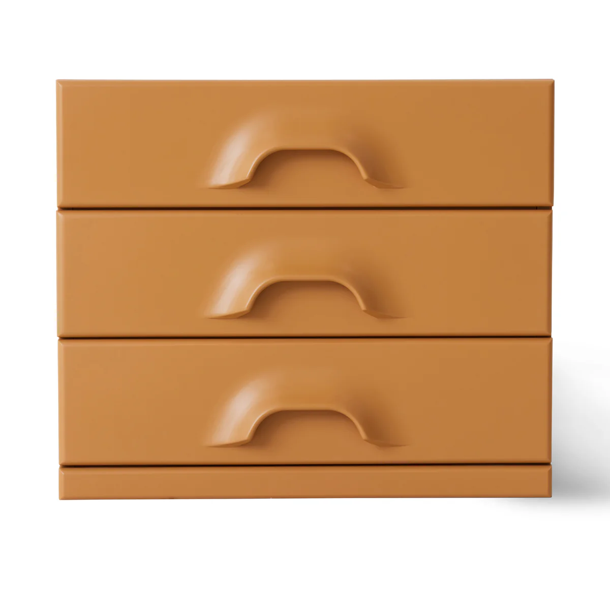 Chest of 3 Drawers, Ginger Orange - Ex Display
