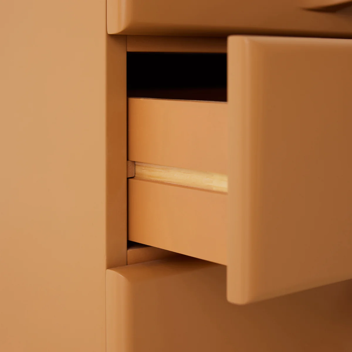 Chest of 3 Drawers, Ginger Orange - Ex Display - Image 4