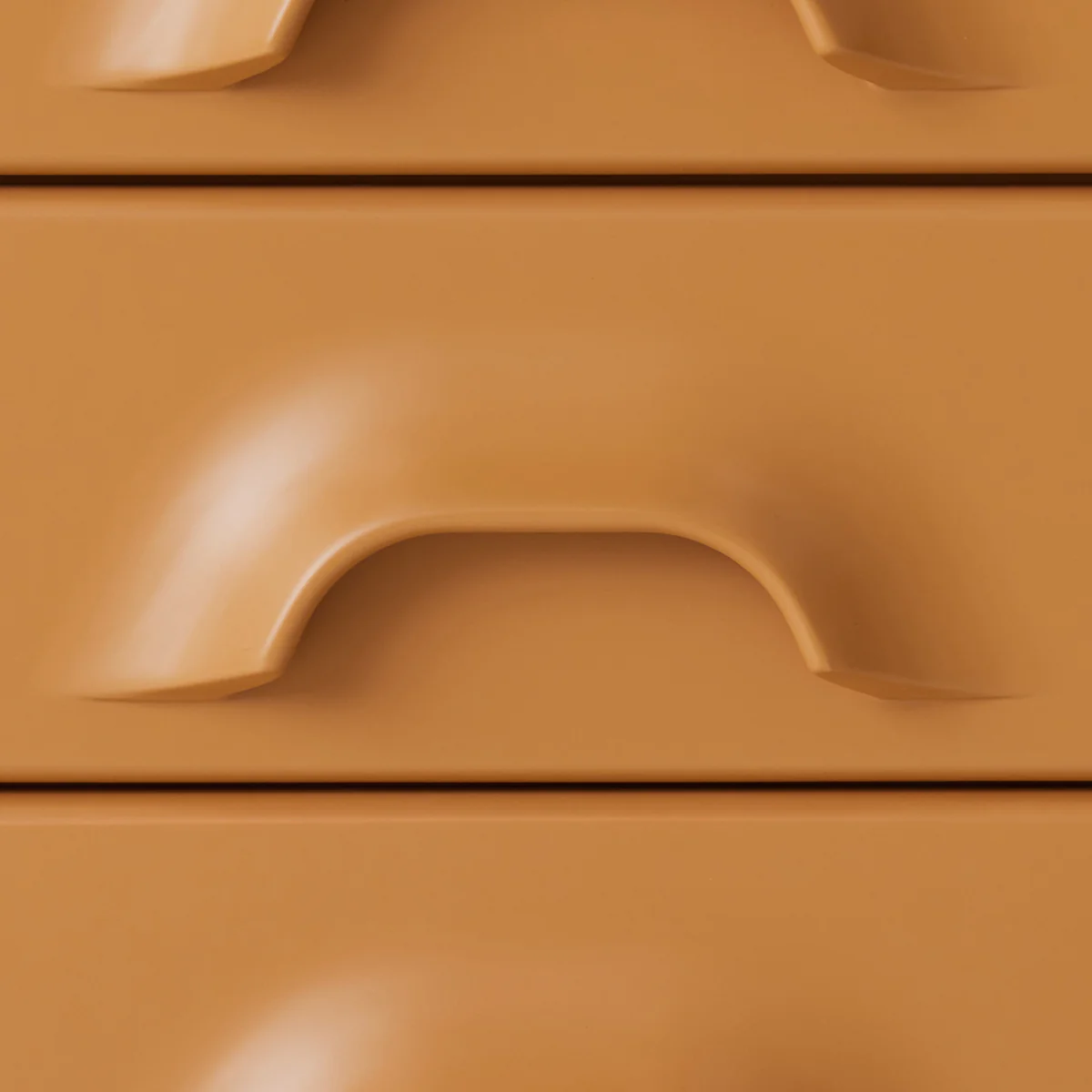 Chest of 3 Drawers, Ginger Orange - Ex Display - Image 8