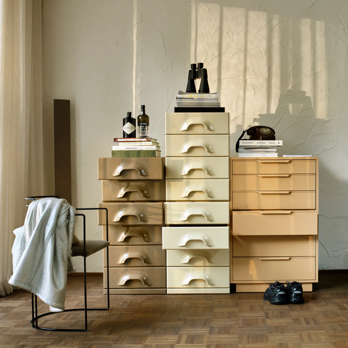 Chest of 8 Drawers, Cream - Image 8