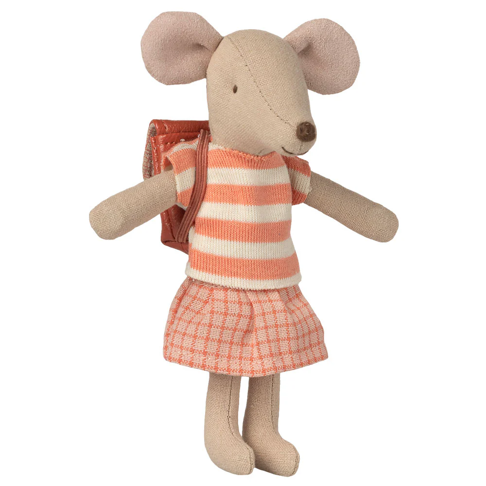 Clothes and Bag For Big Sister Mouse Coral - Image 2