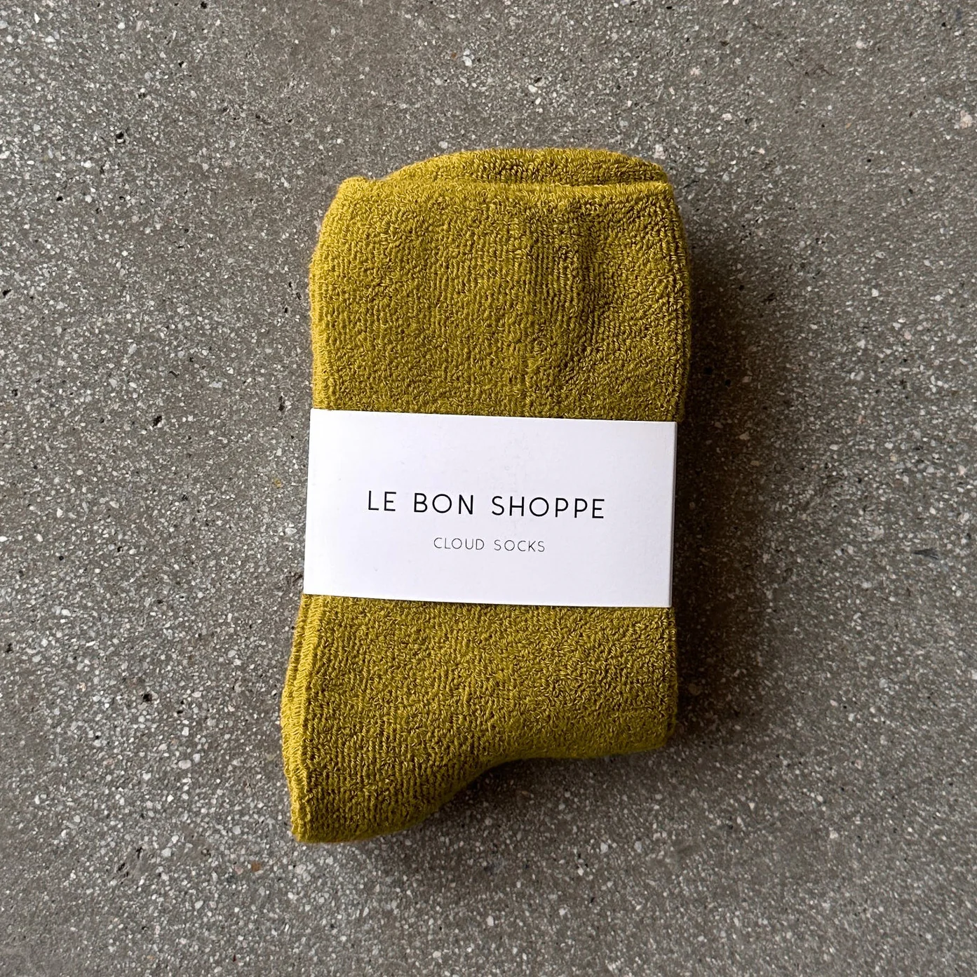 Cloud Socks: Green Olive - Image 2