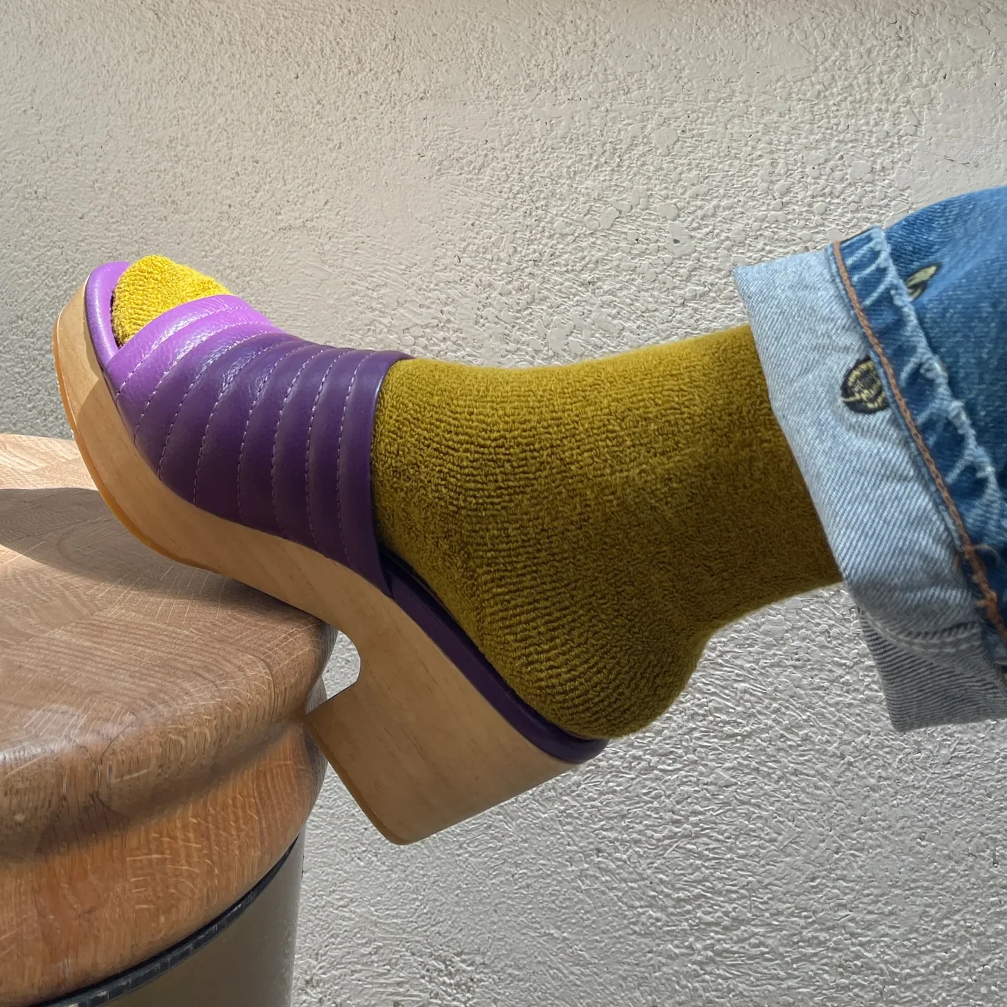 Cloud Socks: Green Olive - Image 5
