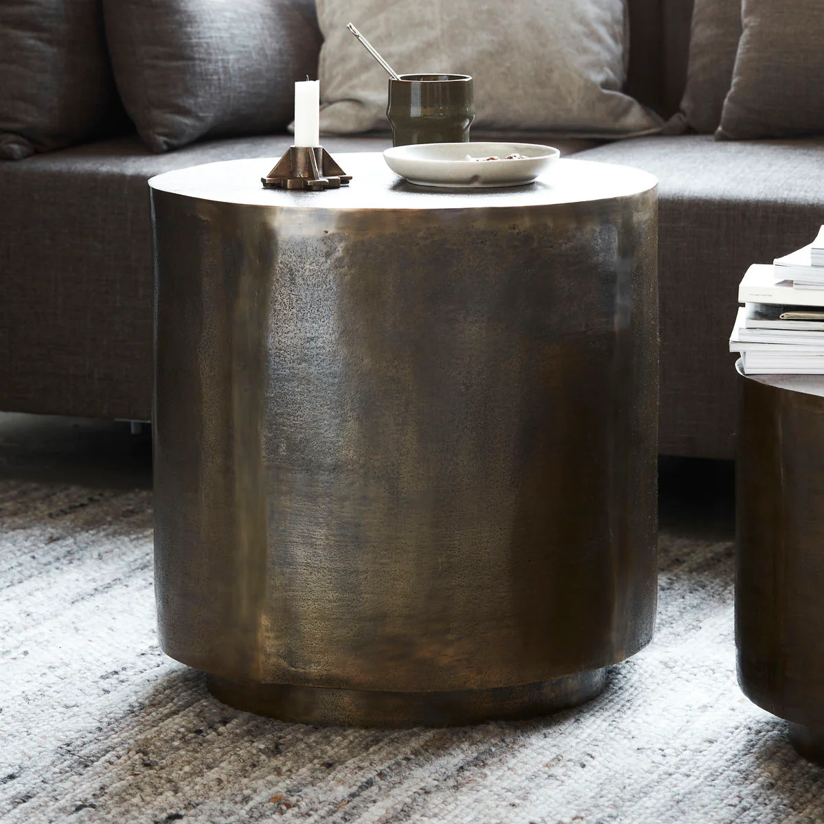 Coffee Table, Rota, Antique Brass High - Image 4