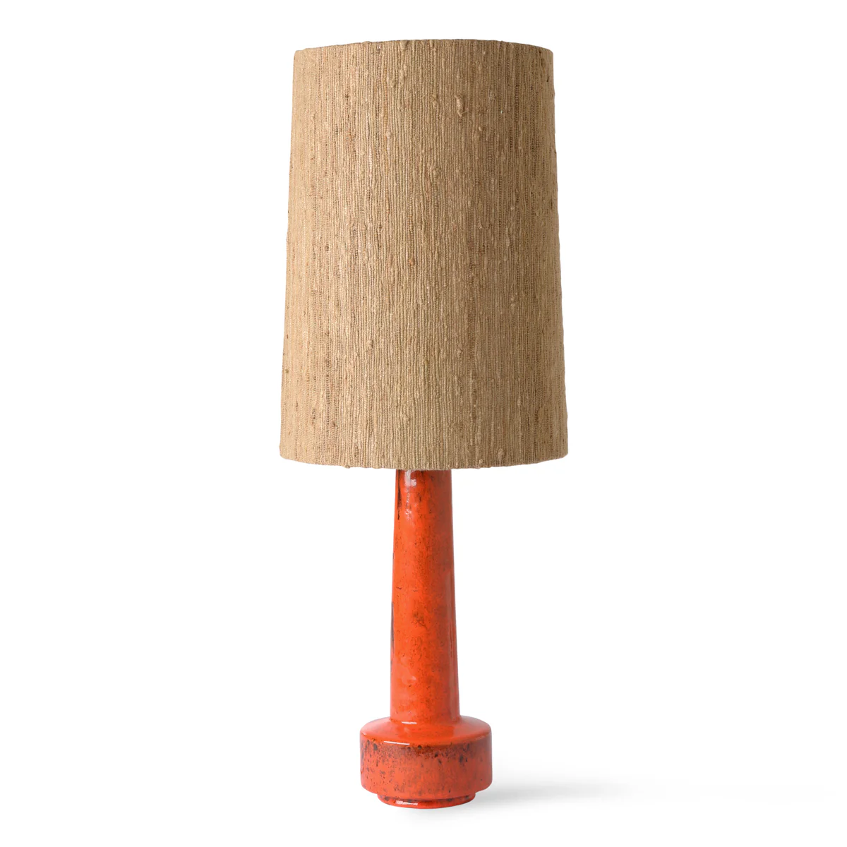 Silk Cone Lamp Shade in Brown 32cm - Image 3
