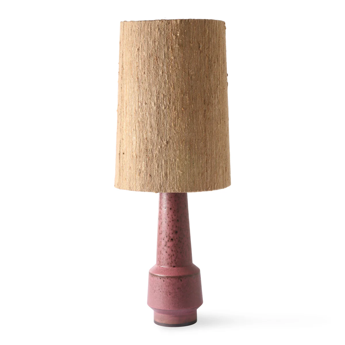 Silk Cone Lamp Shade in Brown 32cm - Image 4
