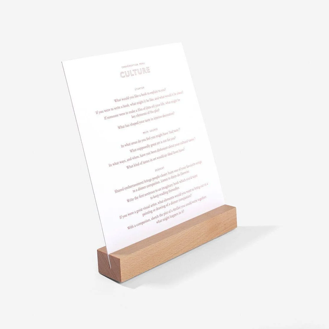 Conversation Dinner Party Place Holder Cards - Image 5