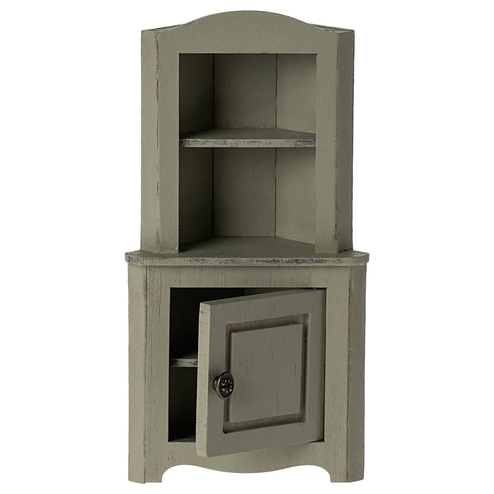 Corner Cabinet, Mouse - Light Green
