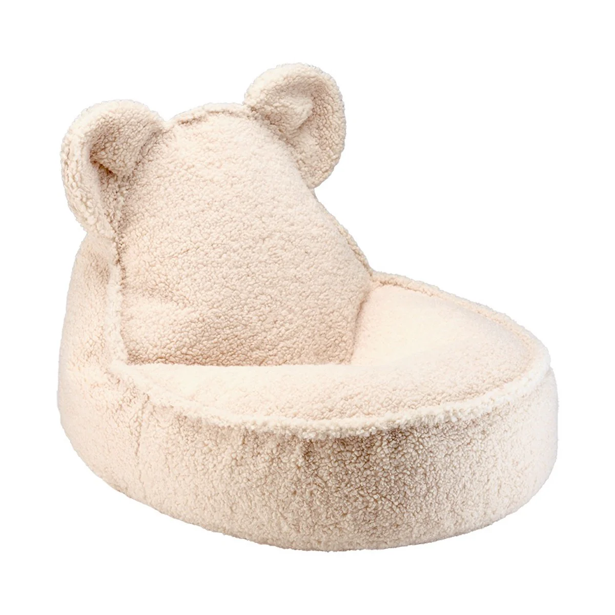 Cream White Bear Beanbag