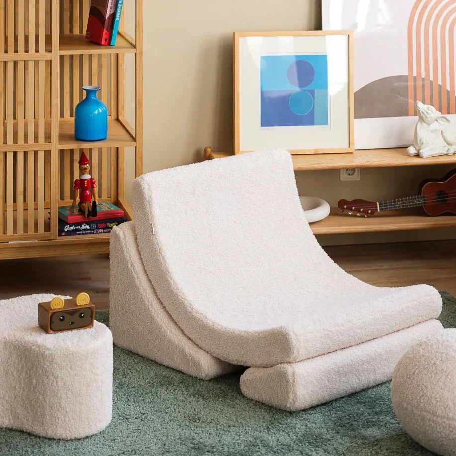 Cream White Moon Chair - Image 6