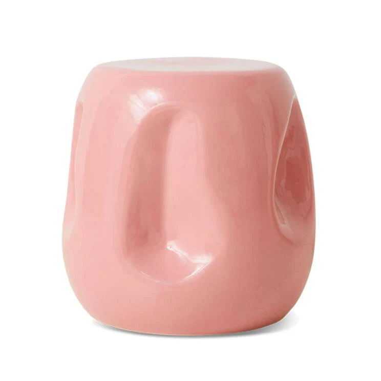 Currents Ceramic Side Table Coral
