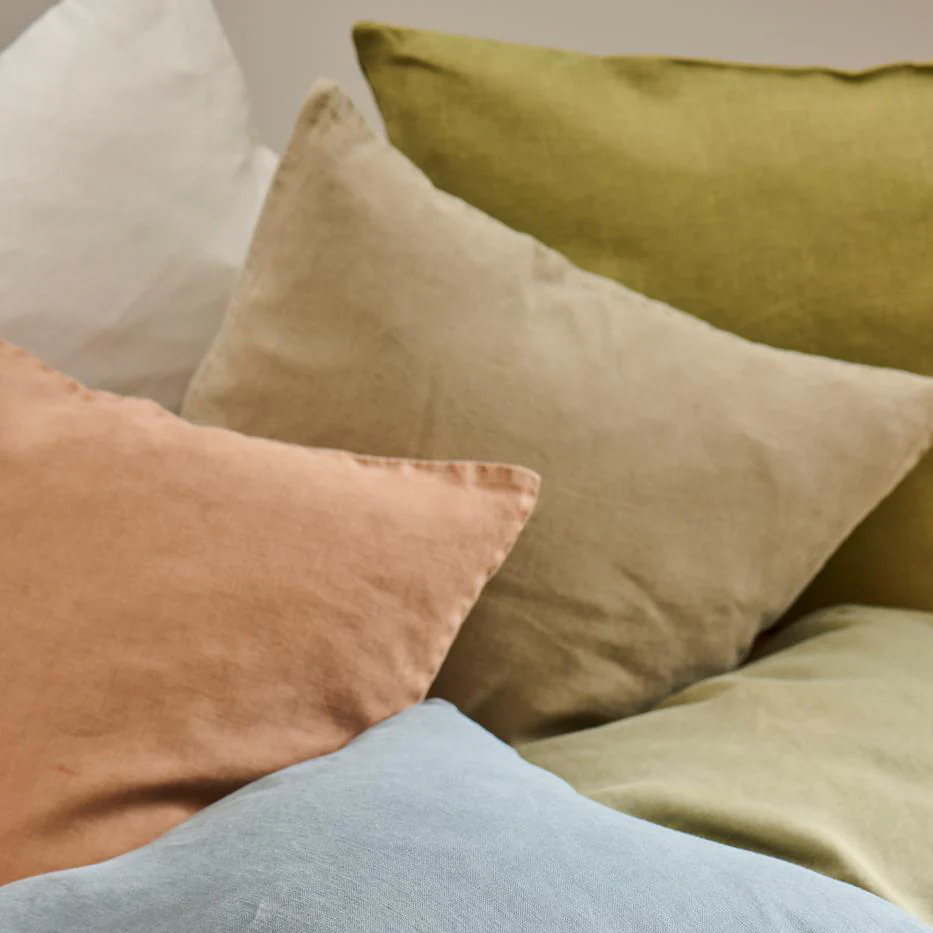 Cushion Linen Camel 50cm x 50cm - Image 3