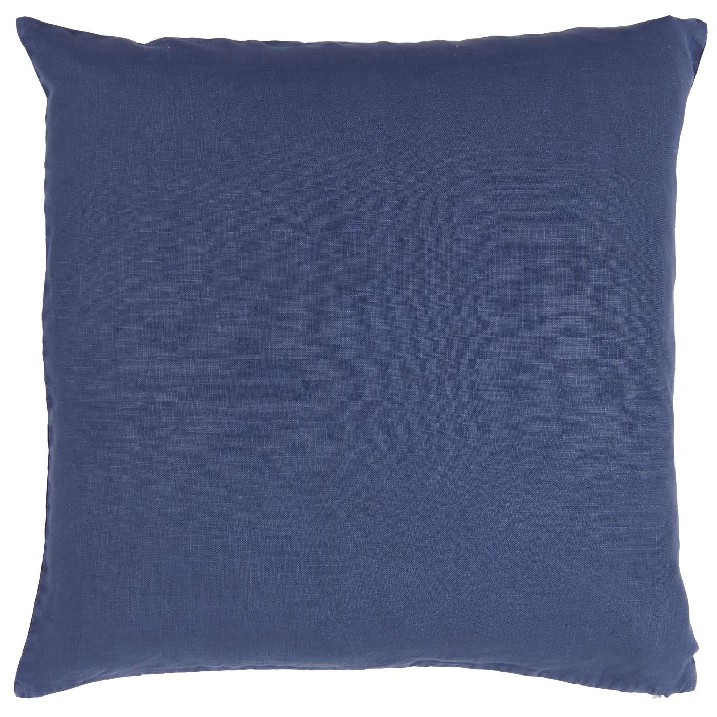 Cushion Cover Linen Indigo 50 x 50cm