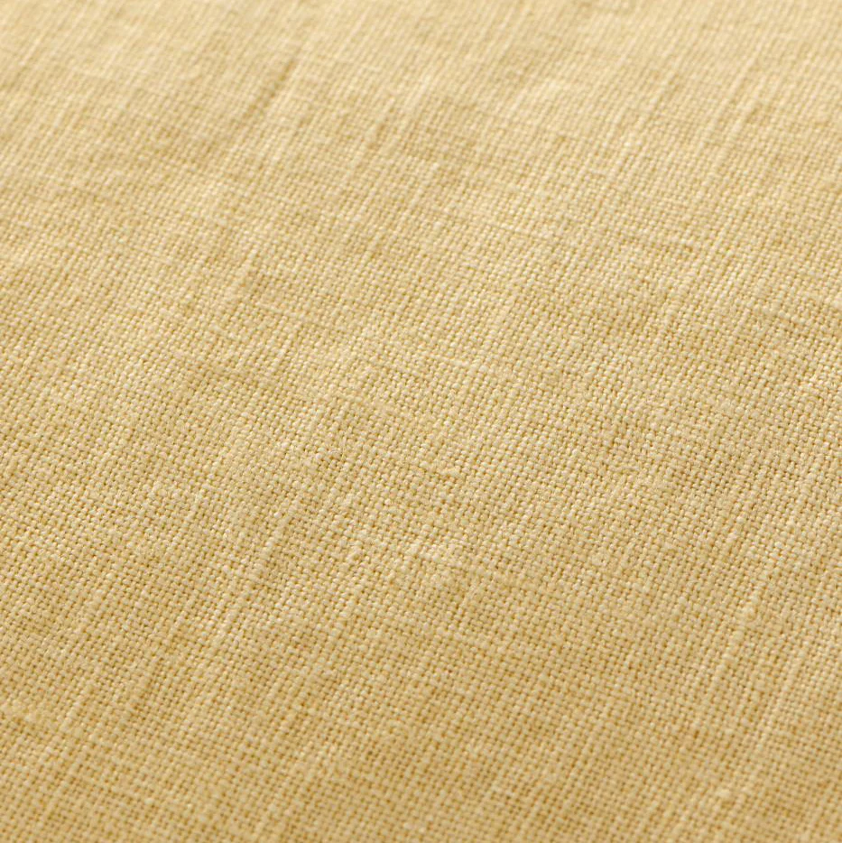 Cushion Linen Lemon Drop 50cm x 50cm - Image 3