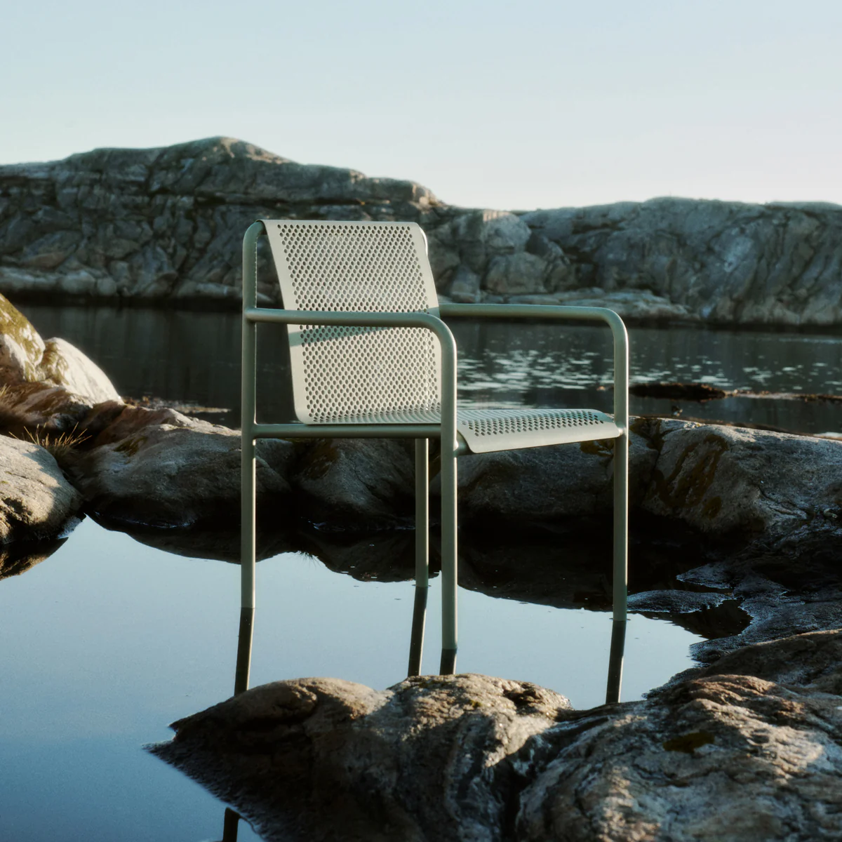 Dapple Chair With Arms - Tea Green - Image 2