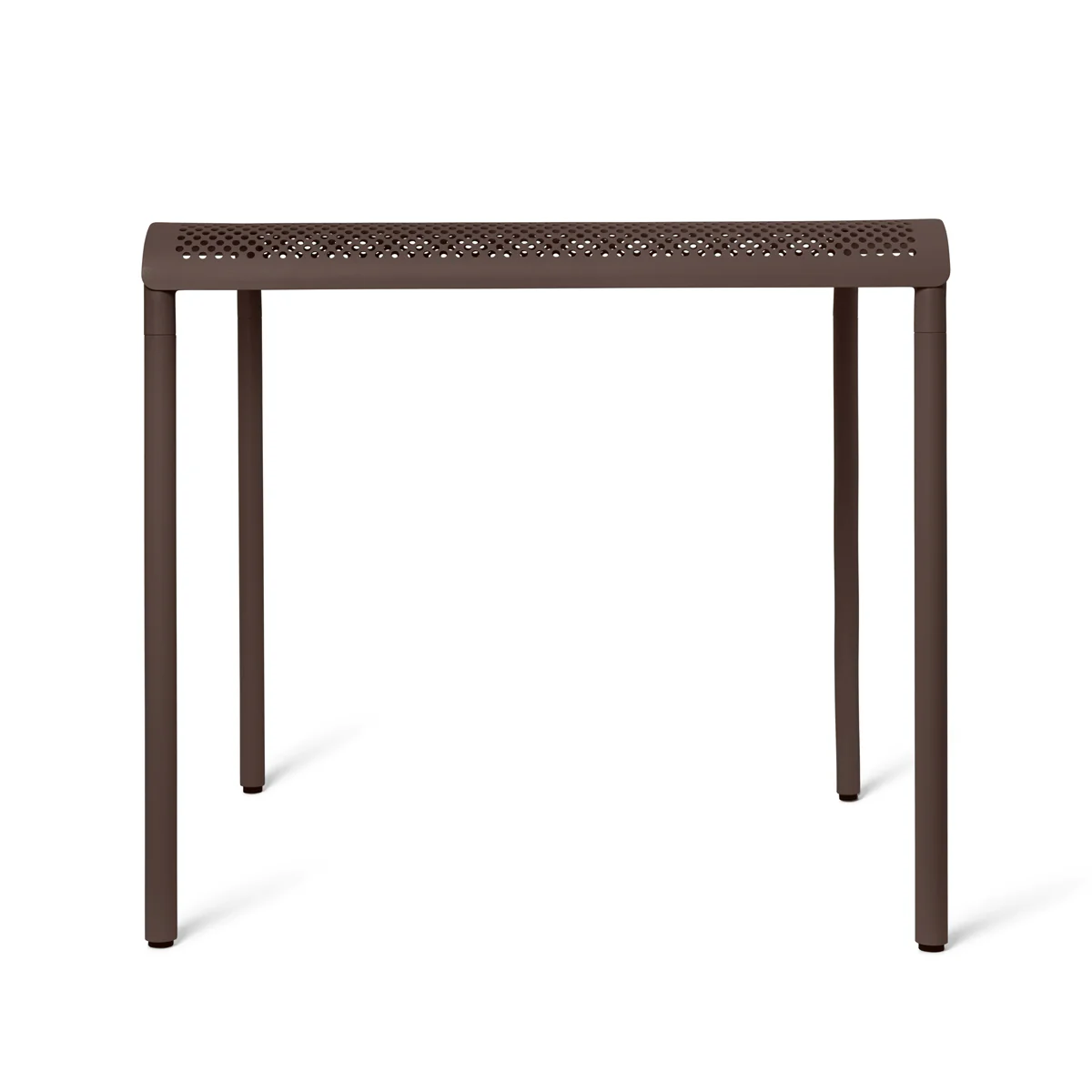 Dapple Dining Table 80 x 80 Dark Chocolate - Image 4