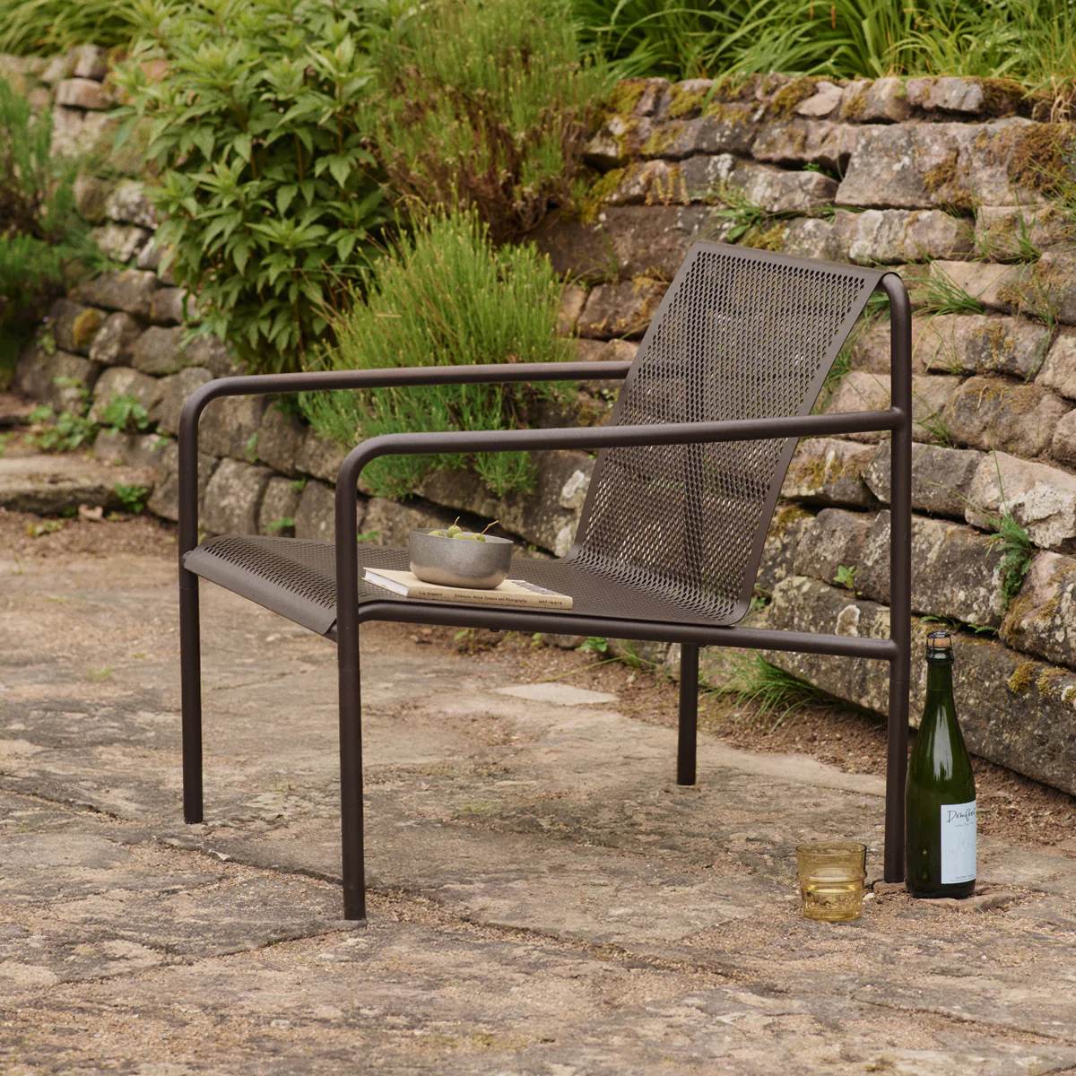 Dapple Lounge Chair with Arms - Dark Chocolate (JUNE Delivery) - Image 3