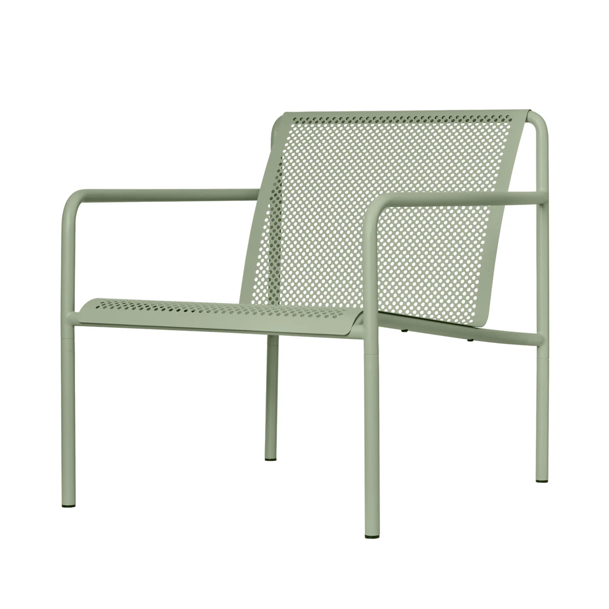 Dapple Lounge Chair with Arms - Tea Green