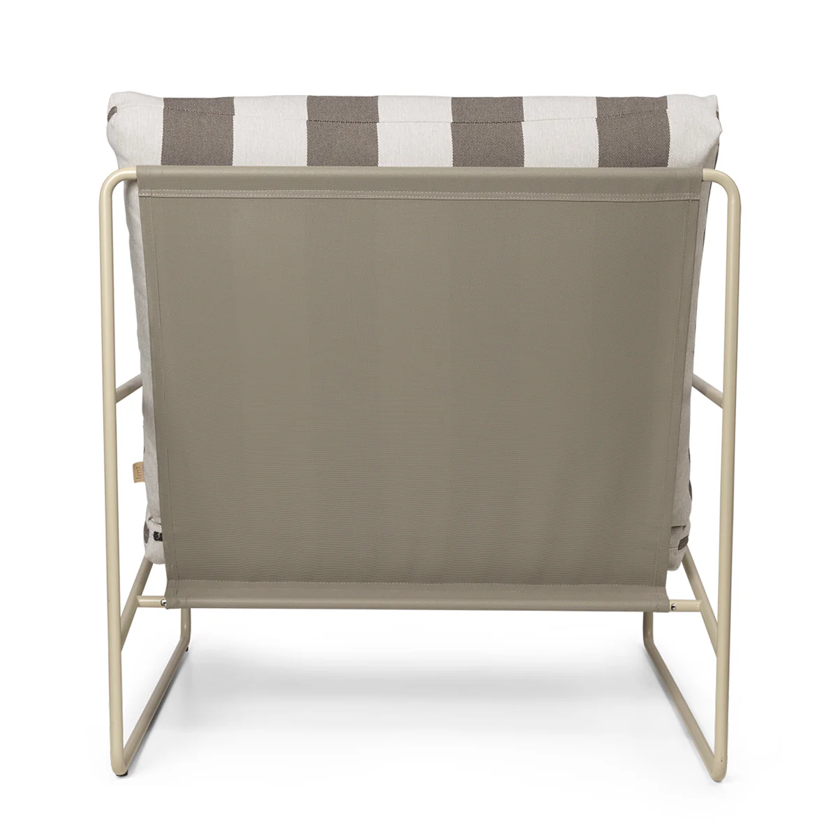 Desert 1-seater Stripe - Cashmere /Chocolate - Image 4