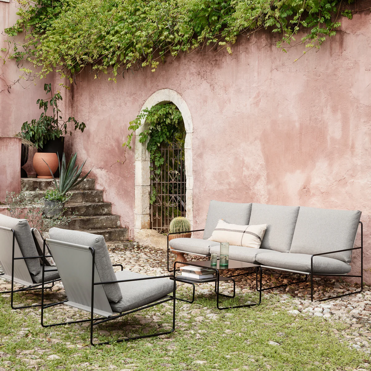 Desert 3-seater Dolce - Black/ Dark Sand - Image 3