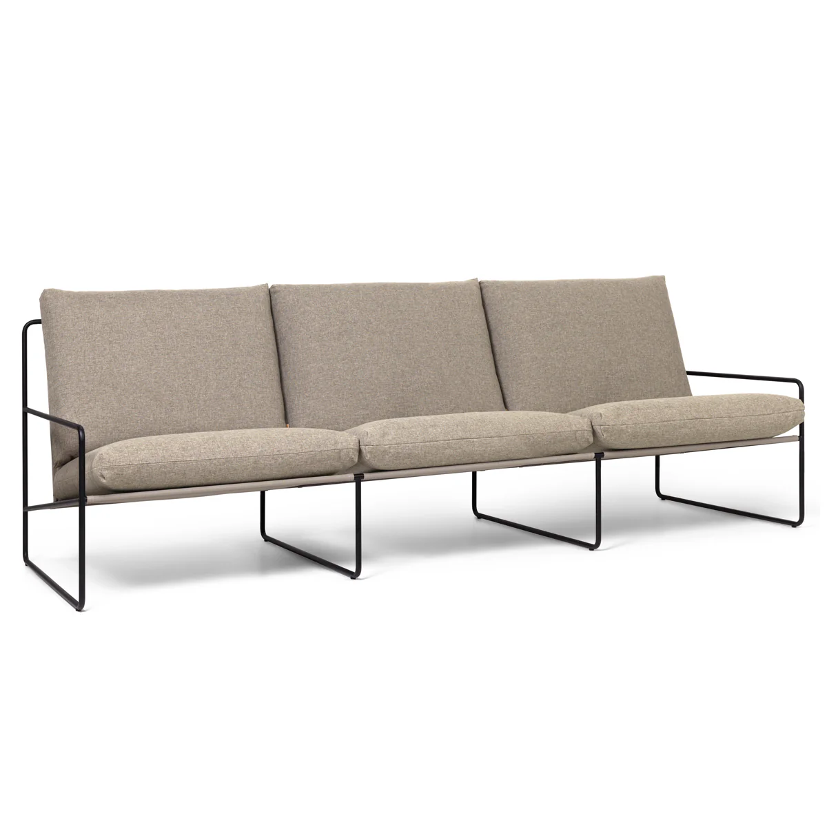 Desert 3-seater Dolce - Black/ Dark Sand - Image 6