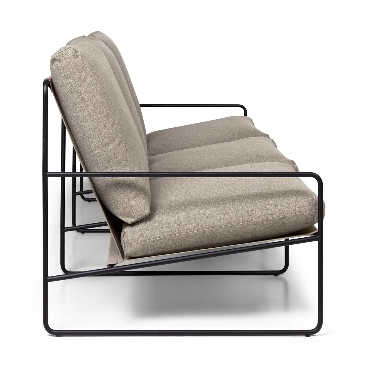 Desert 3-seater Dolce - Black/ Dark Sand - Image 7