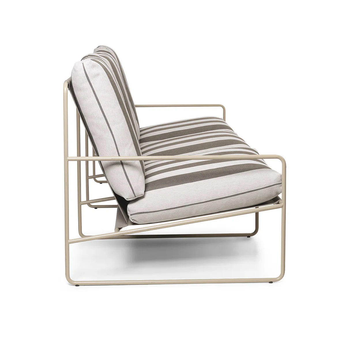 Desert 3-seater - Cashmere - Stripe - Chocolate - Image 5