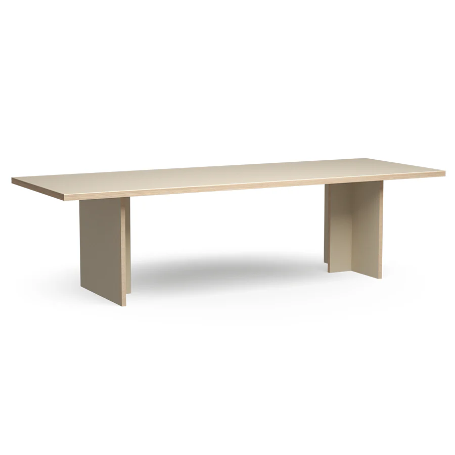Dining Table Cream Rectangular 280cm