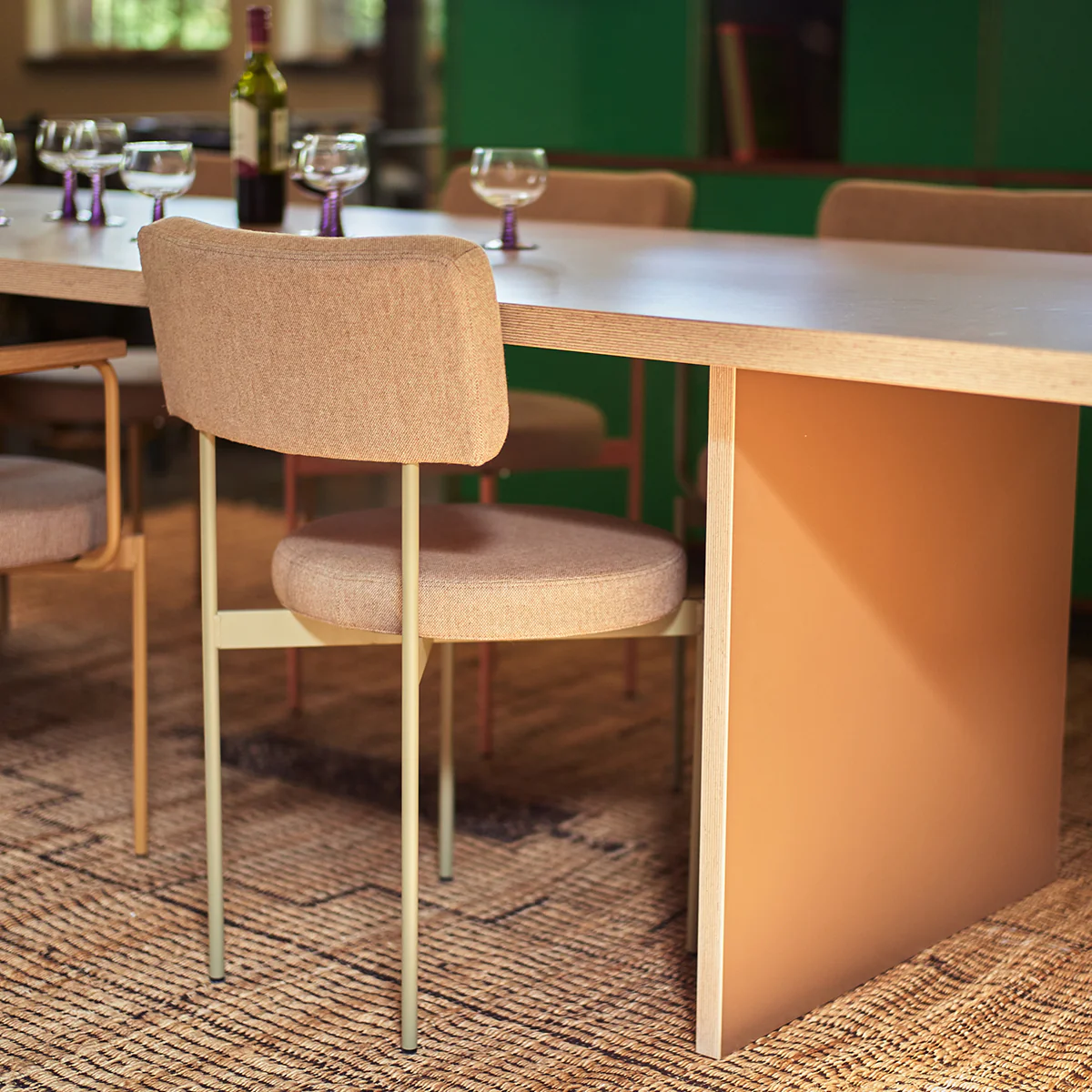 Dining Table Cream Rectangular 280cm - Image 4