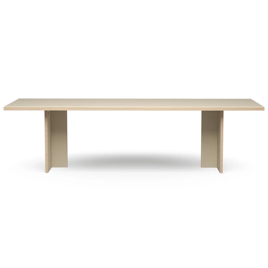 Dining Table Cream Rectangular 280cm - Image 5