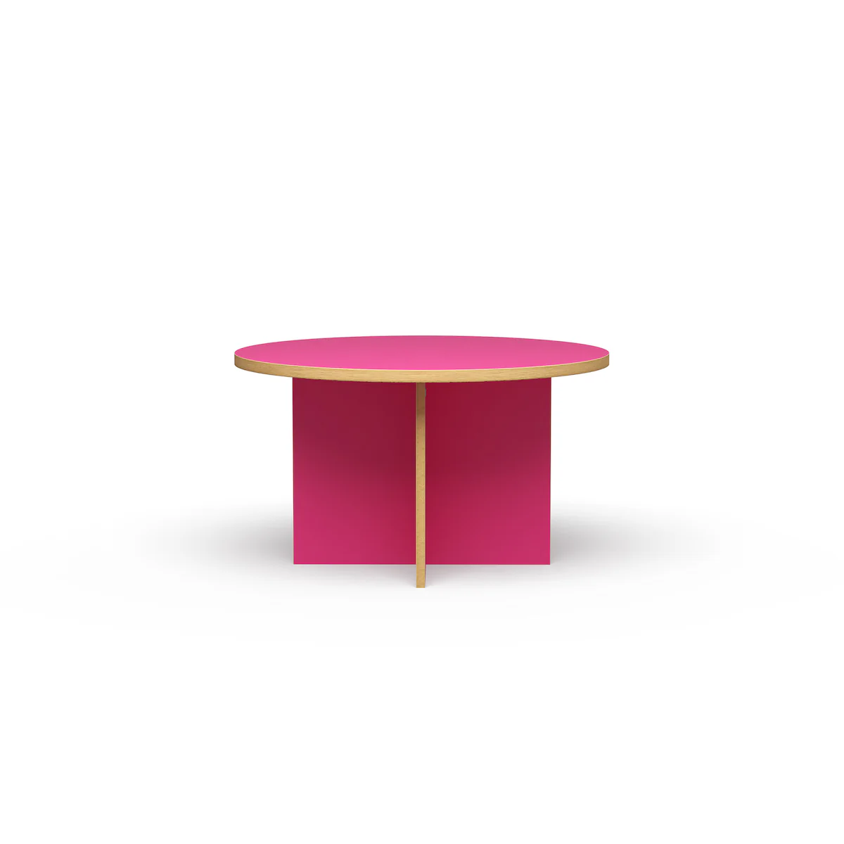 Dining Table Raspberry, Round, 130cm  - 6 Colours Available - Image 4