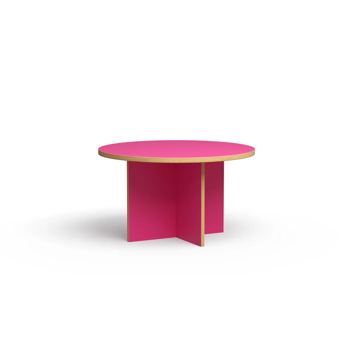 Dining Table Raspberry, Round, 130cm  - 6 Colours Available - Image 5