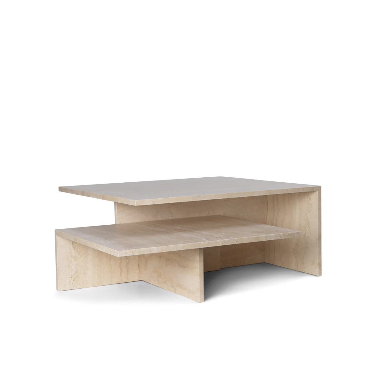 Distinct Grande Duo Tables - Travertine - Image 3