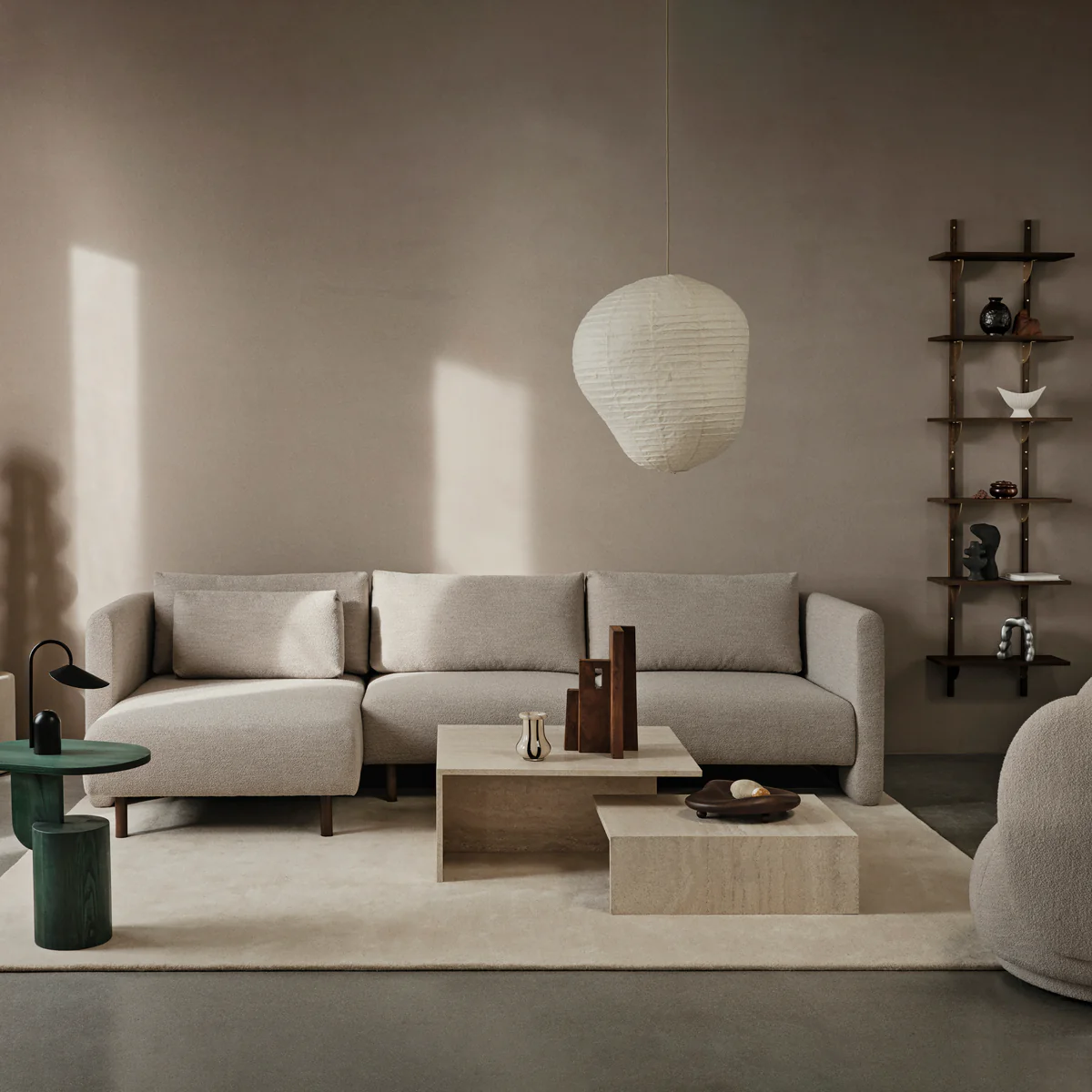 Distinct Grande Duo Tables - Travertine - Image 7