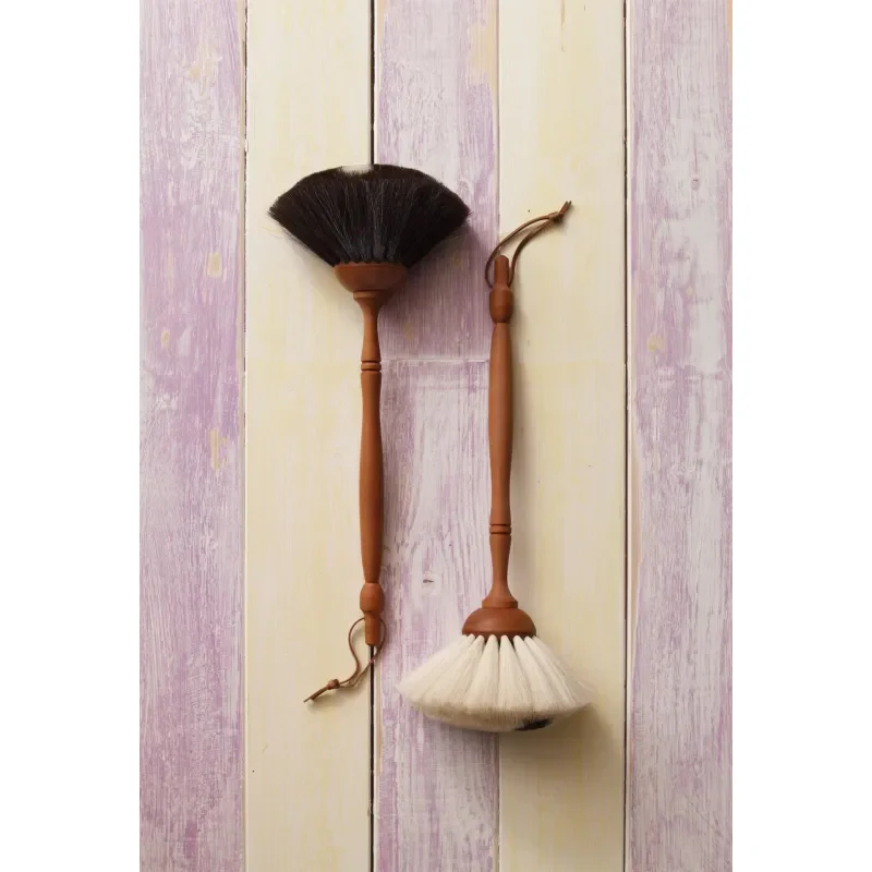 Dust Brush 34cm Pear Wood Black - Image 2