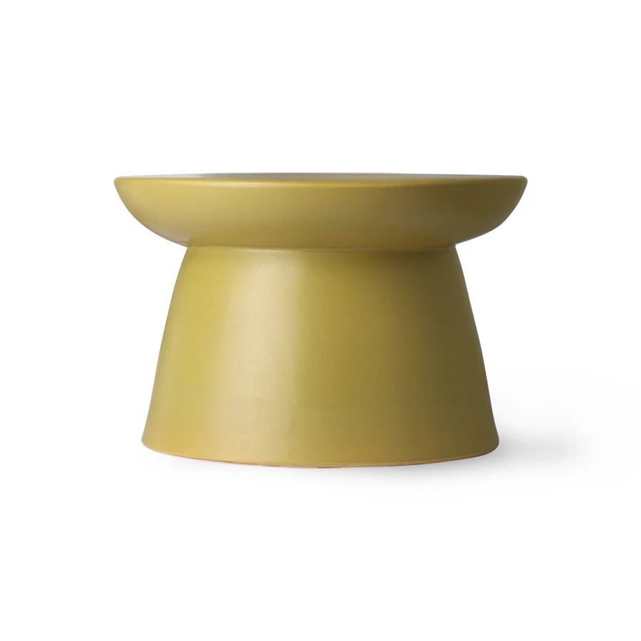 Earthenware Side Table Green - Image 4