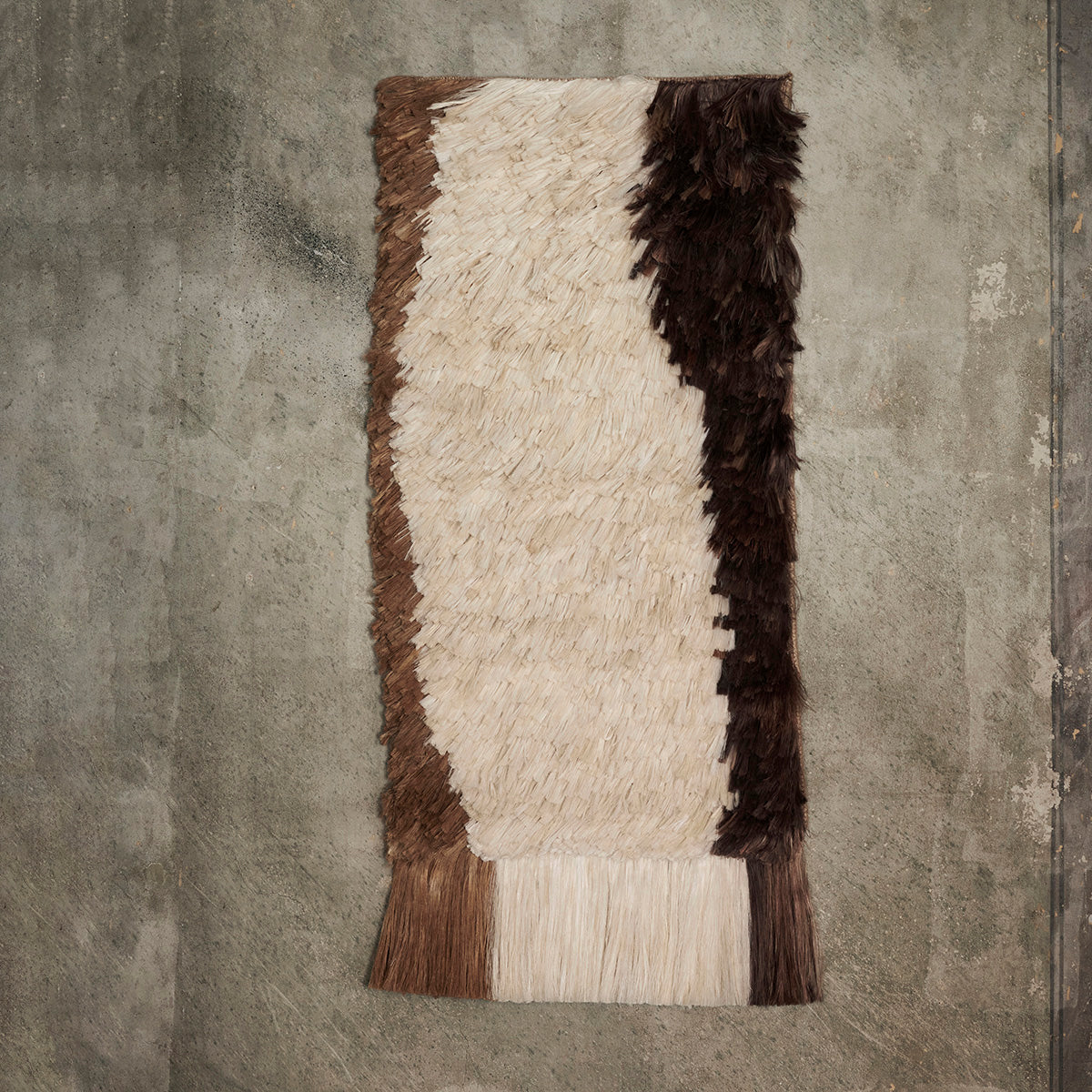 Edge Wall Rug - Off-White/Coffee - Image 2