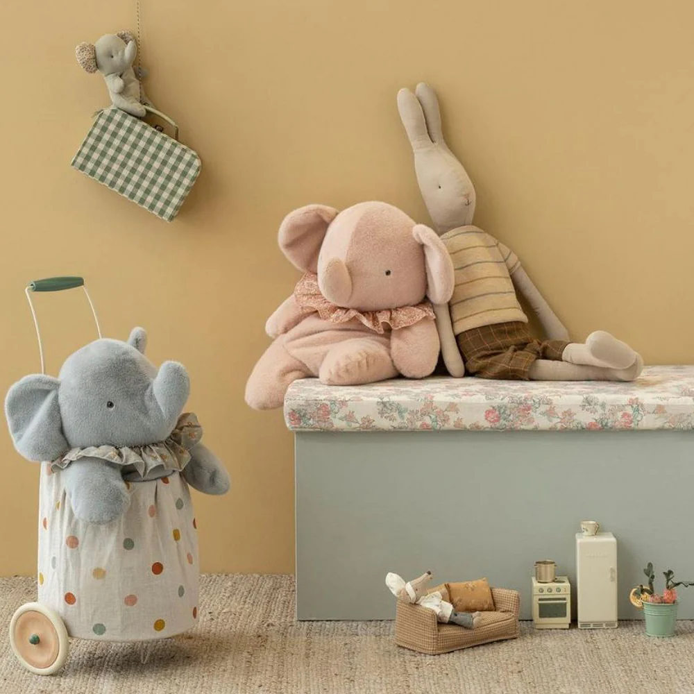 Elephant Plush Big - Powder - Image 3