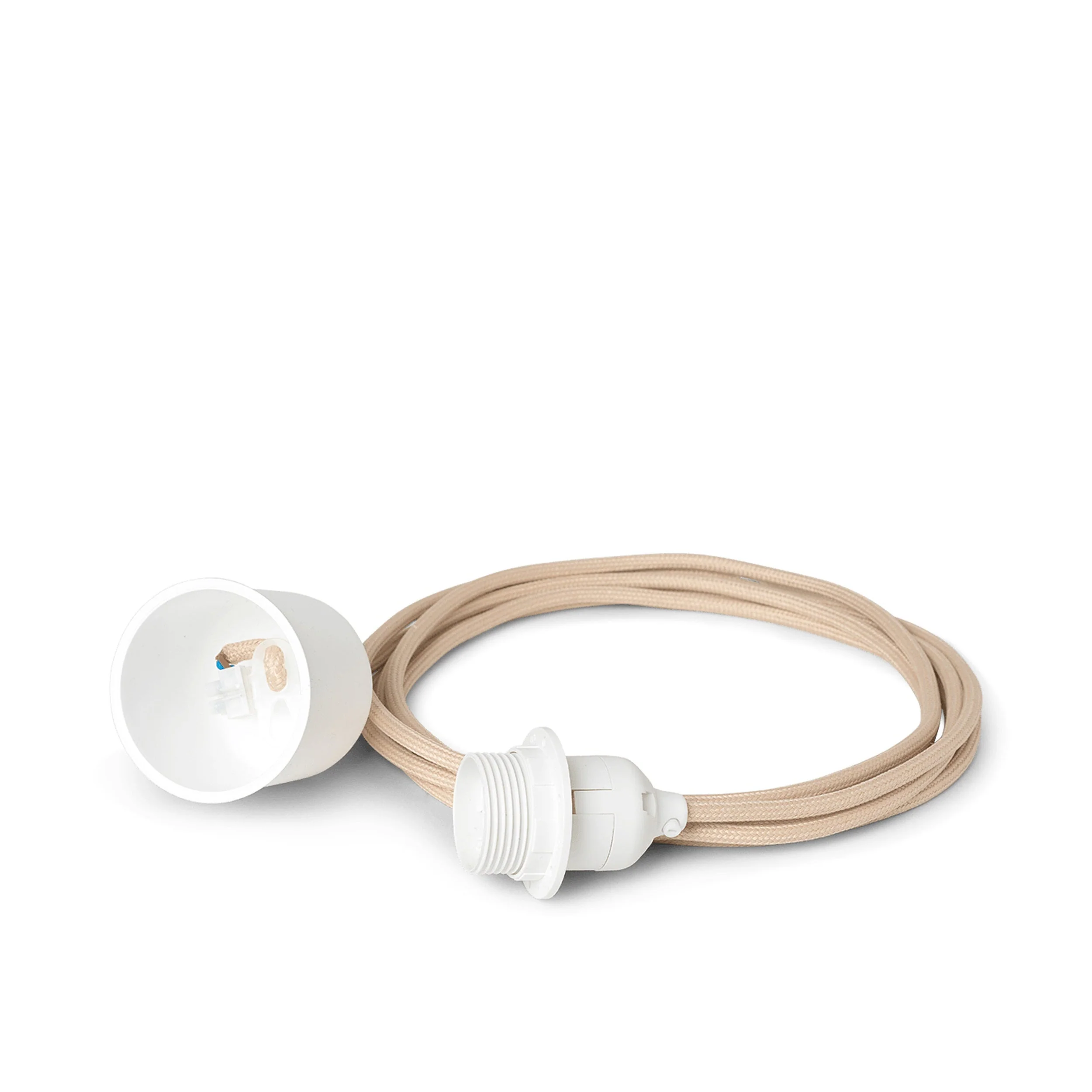 Fabric Cord Set 4m - Pendant - Sand