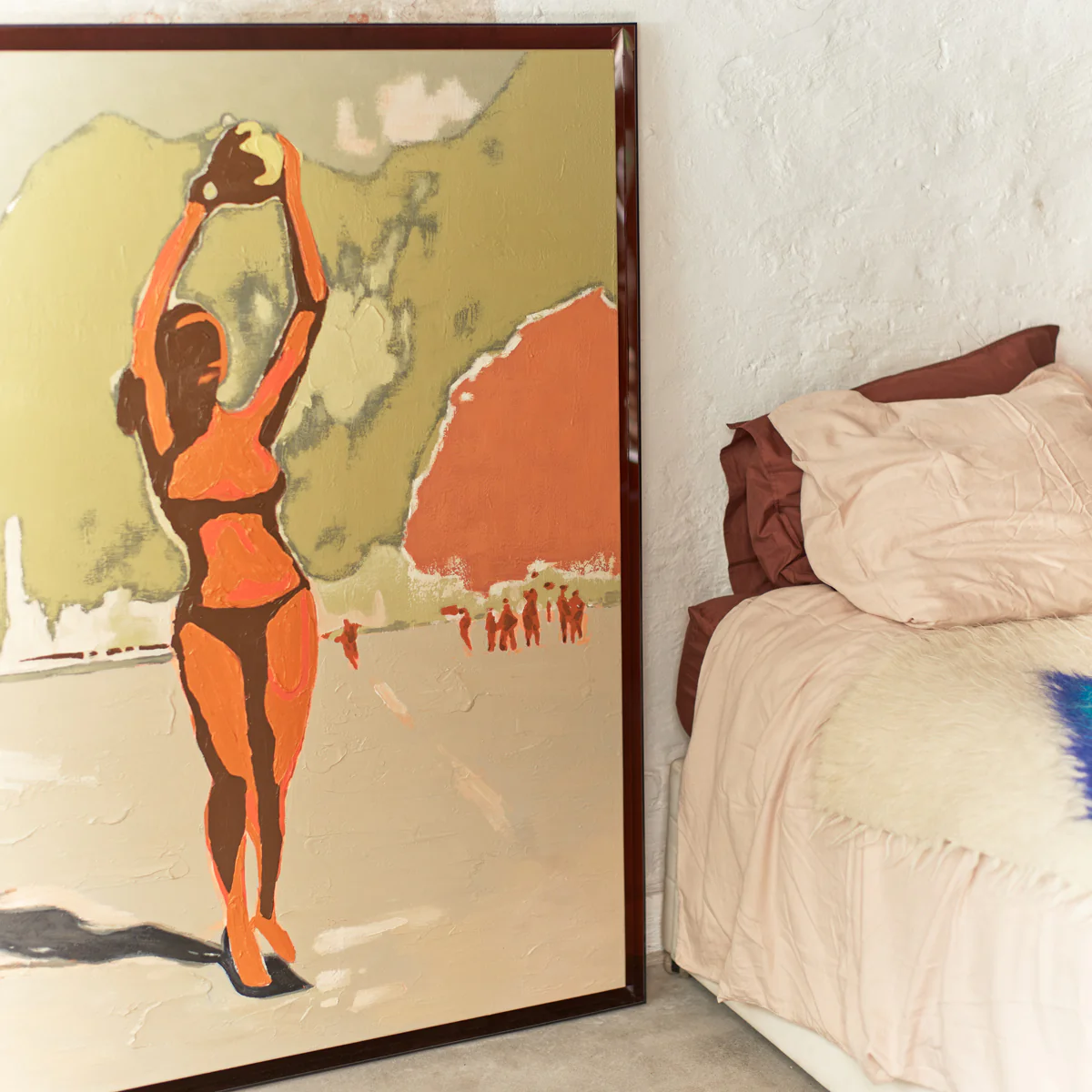 Framed Artwork Playground 127cm x 152cm - Image 4