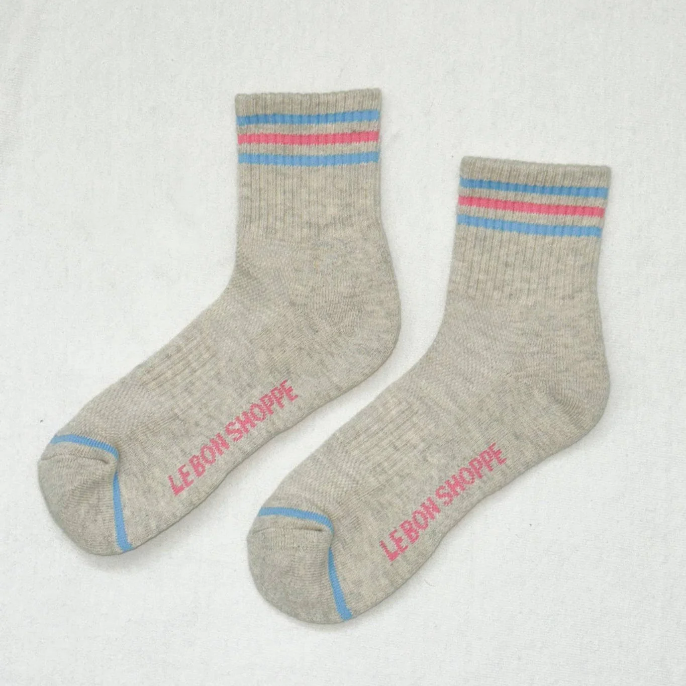 Girlfriend Socks: Bright Grey - Image 4